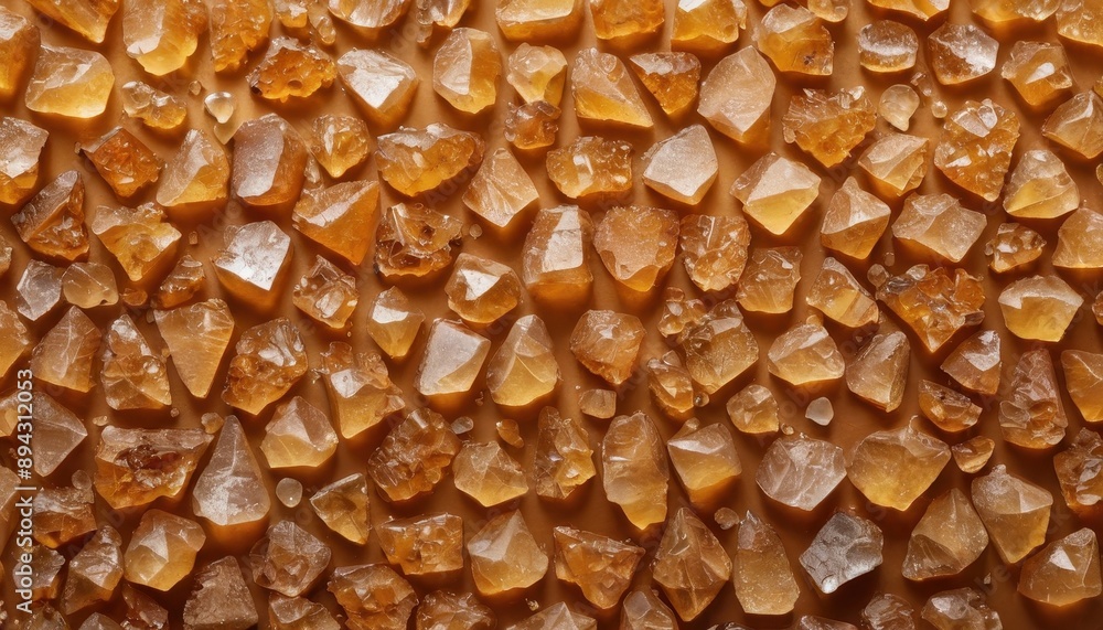 Close Up Of Brown Sugar Crystals. Close Up Of Brown Sugar Crystals.