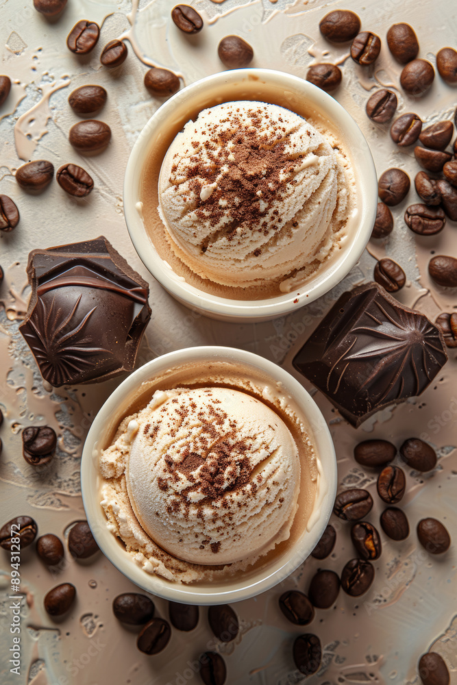 Ice Cream with Chocolate-Covered Espresso Beans Ice Cream with Chocolate-Covered Espresso Beans