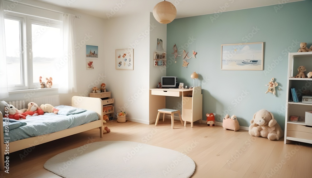 Photo interior modern design room 3d illustration Photo interior modern design room 3d illustration