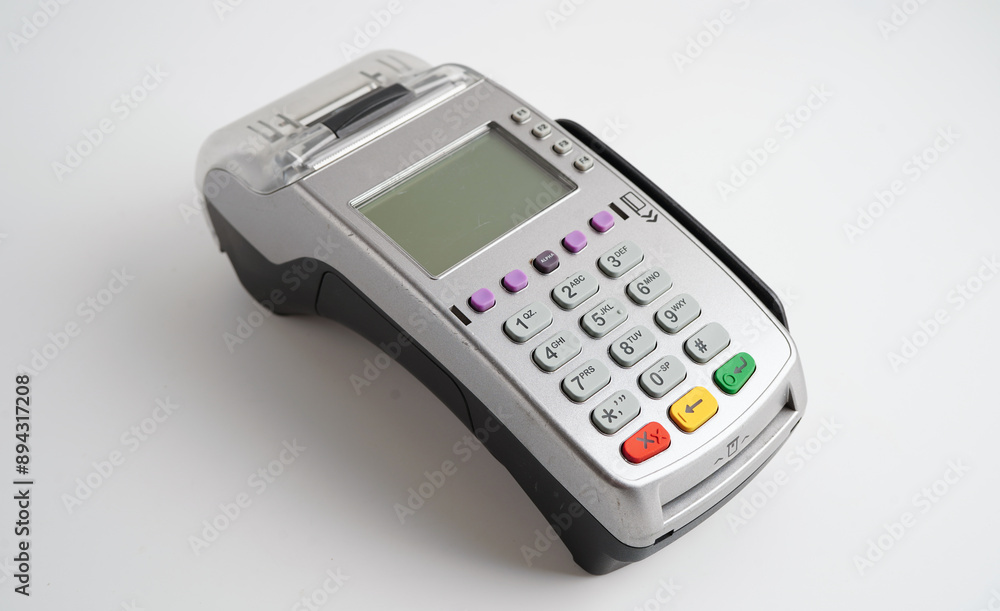 Payment POS terminal for finance and shopping business and technology. Payment POS terminal for finance and shopping business and technology.
