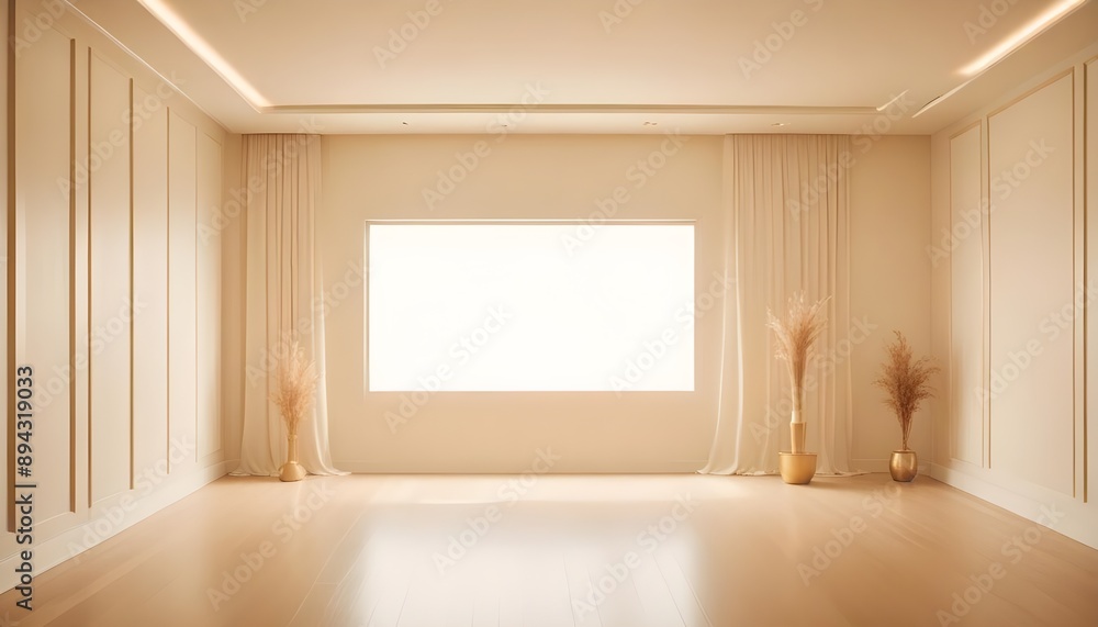 Photo interior modern design room 3d illustration Photo interior modern design room 3d illustration