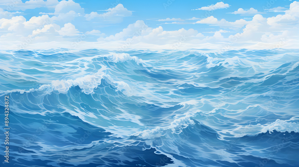 Ocean Waves Background Ocean Waves Background