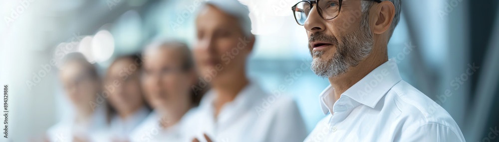 A diverse group of professionals engaged in discussion, showcasing teamwork and collaboration in a modern workspace. A diverse group of professionals engaged in discussion, showcasing teamwork and collaboration in a modern workspace.