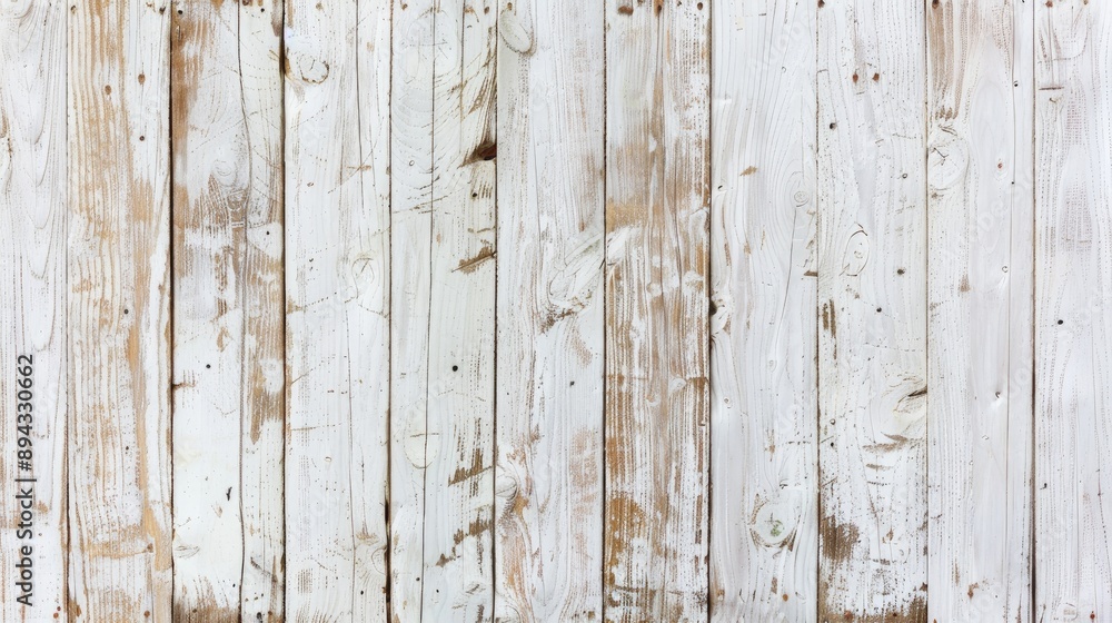 Obraz premium White wooden texture background