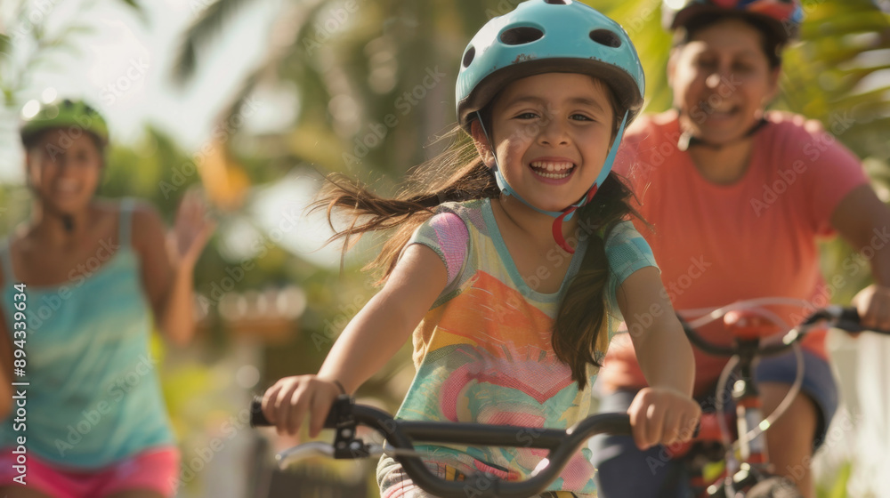 Obraz premium Two Wheels and a World of Possibilities: A First Ride Adventure
