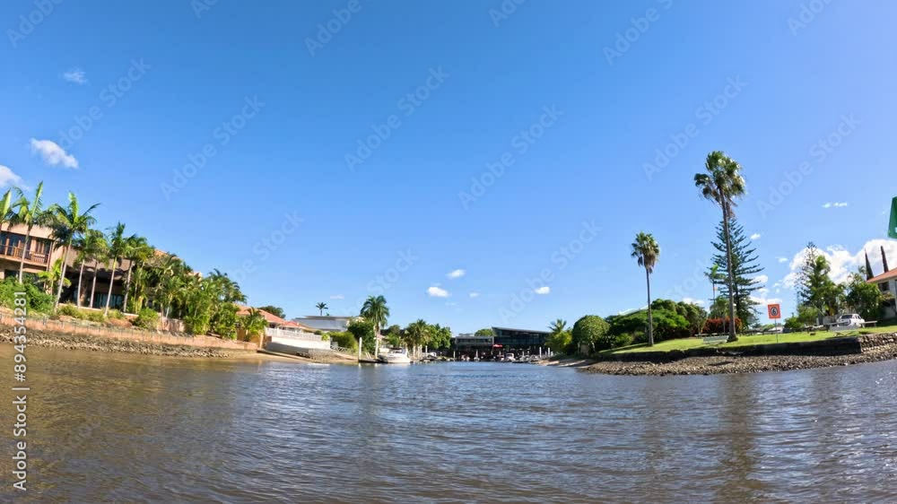 Scenic Canal View in Gold Coast Scenic Canal View in Gold Coast