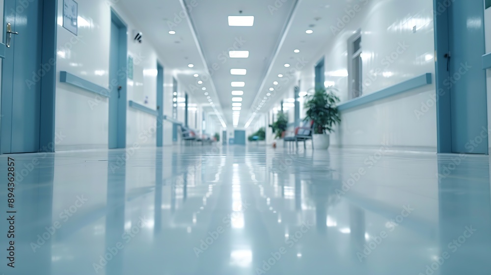 Blur abstract background of corridor in clean hospital Blurred view of aisle in office with light floor Blurry lobby and waiting area in hotel Defocused empty area for event hall in sh : Generative AI Blur abstract background of corridor in clean hospital Blurred view of aisle in office with light floor Blurry lobby and waiting area in hotel Defocused empty area for event hall in sh : Generative AI