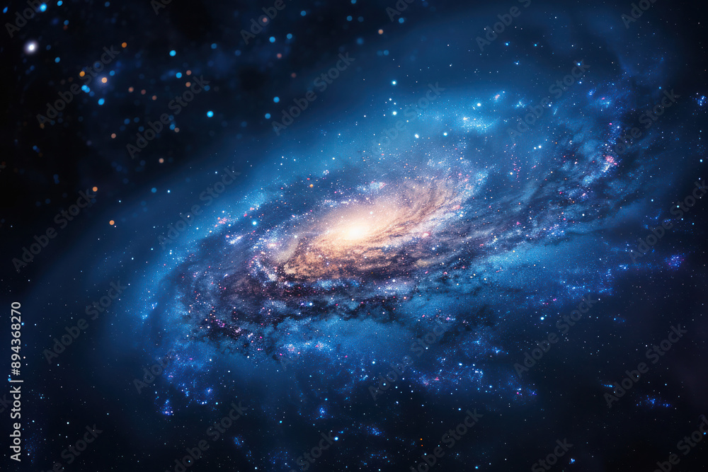 Fototapeta premium Spiral Galaxy in Deep Space