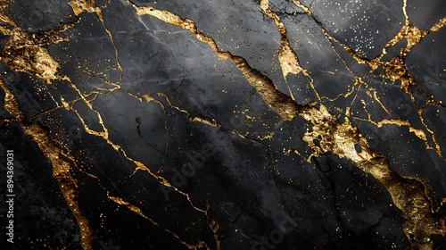 Textured of the black marble background Gold and white patterned natural of dark gray marble texture black Pietra Italian marbel texture background Black marble gold pattern luxury dar : Generative AI