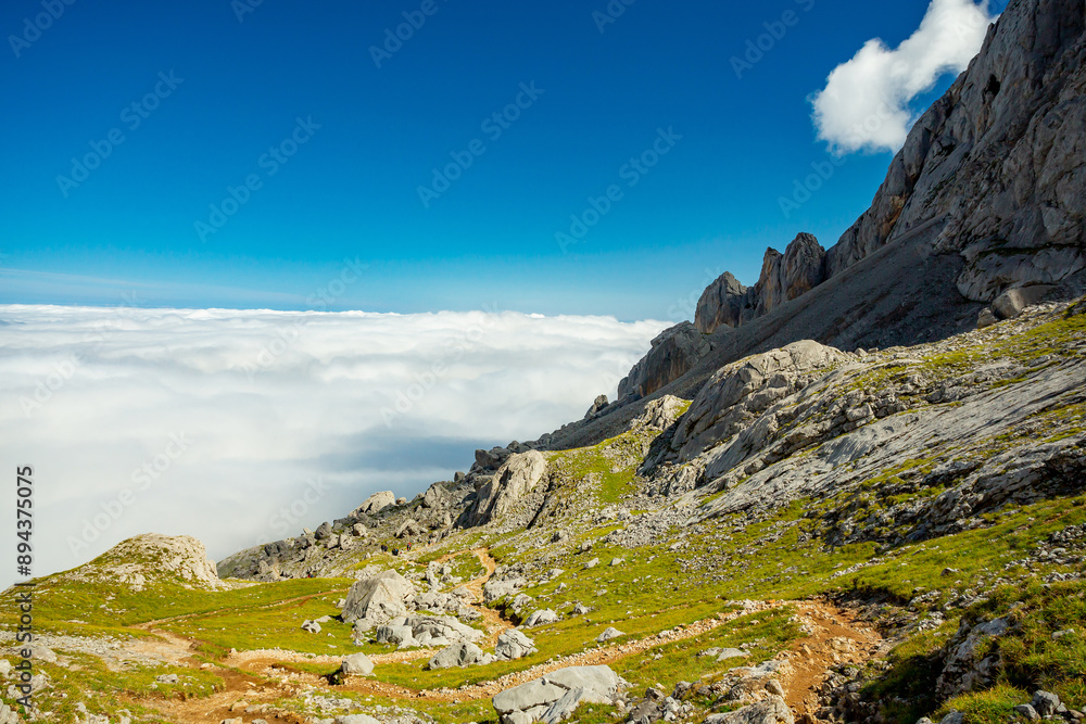 Urriellu peak (Naranjo de Bulnes) in Picos de Europa National Park, Spain Urriellu peak (Naranjo de Bulnes) in Picos de Europa National Park, Spain