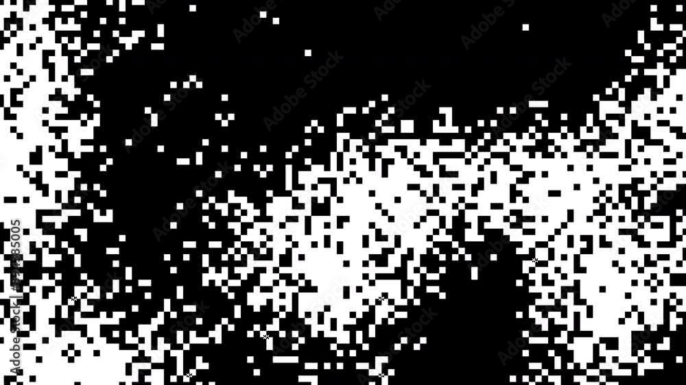 Digital mosaic technology background. Abstract moving light. Pixel dots in motion. Digital loop animated background Digital mosaic technology background. Abstract moving light. Pixel dots in motion. Digital loop animated background