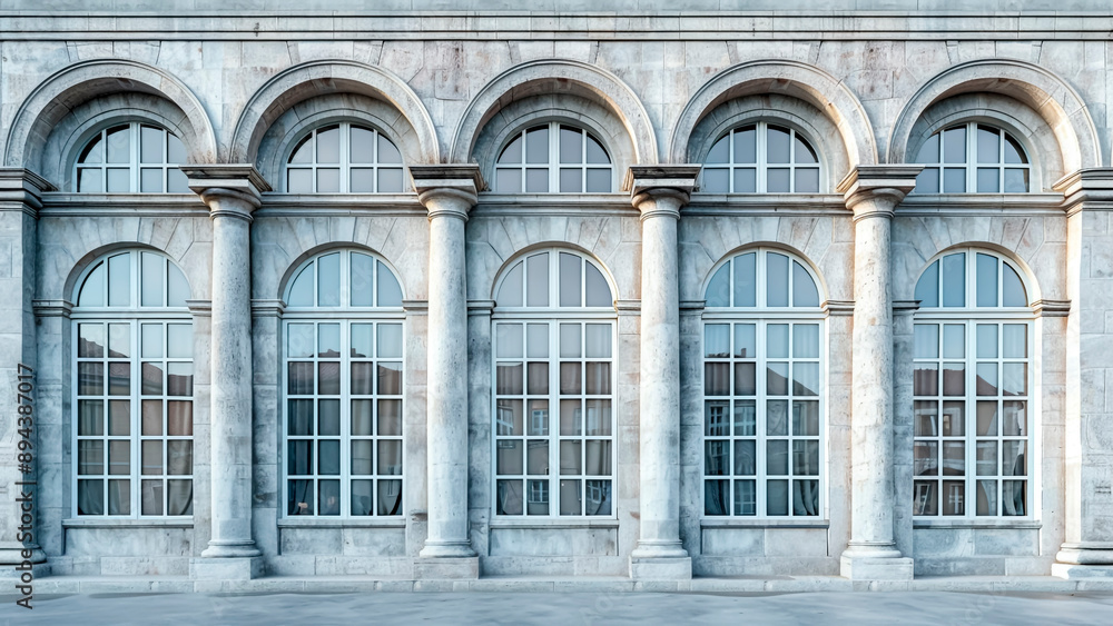 Historic Building with Arched Windows. Timeless Architecture, Classic Design, Heritage Structure. Historic Building with Arched Windows. Timeless Architecture, Classic Design, Heritage Structure.