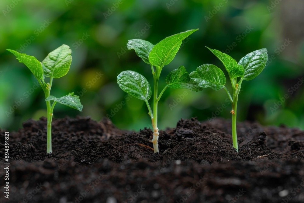 Soil nurturing branches for healthy growth illustrates the vital role of soil in supporting plant life. Soil nurturing branches for healthy growth illustrates the vital role of soil in supporting plant life.