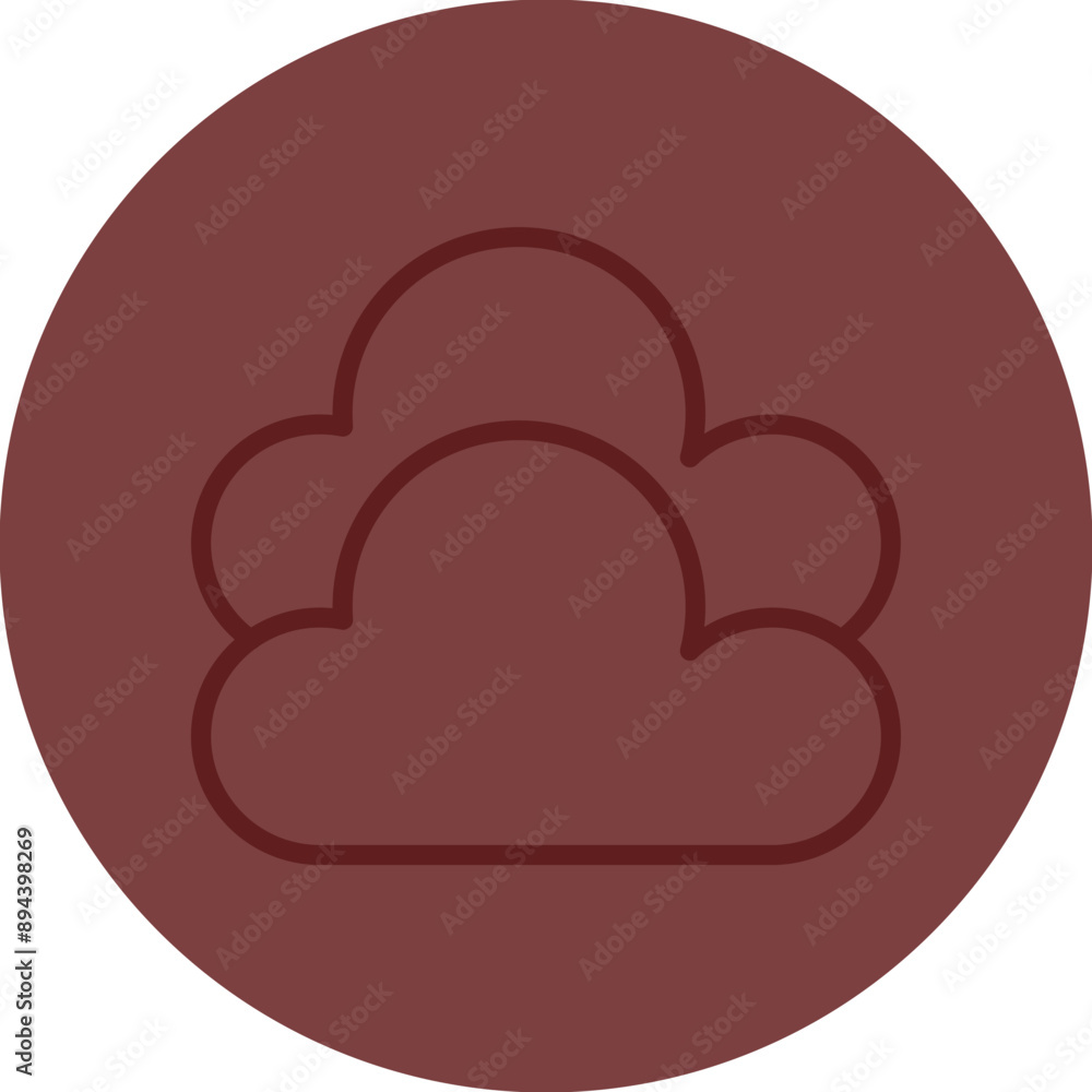 Cloud Vector Line Maroon Circle Maroon Cloud Vector Line Maroon Circle Maroon