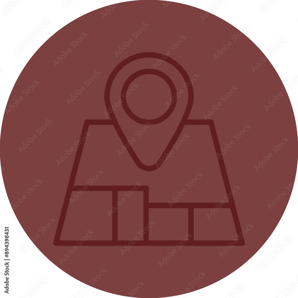 Map Vector Line Maroon Circle Maroon Map Vector Line Maroon Circle Maroon
