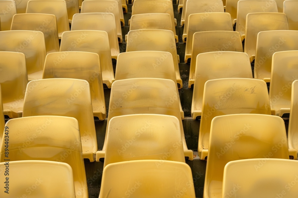 Empty stands and seats for fans and fans in the open-air stadium. Lack of fans during the pandemic.. Beautiful simple AI generated image in 4K, unique. Empty stands and seats for fans and fans in the open-air stadium. Lack of fans during the pandemic.. Beautiful simple AI generated image in 4K, unique.
