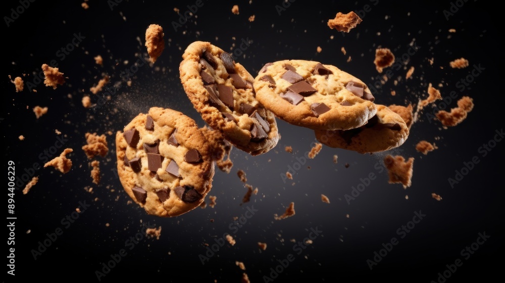 Chocolate Chip Cookies in Flight Chocolate Chip Cookies in Flight