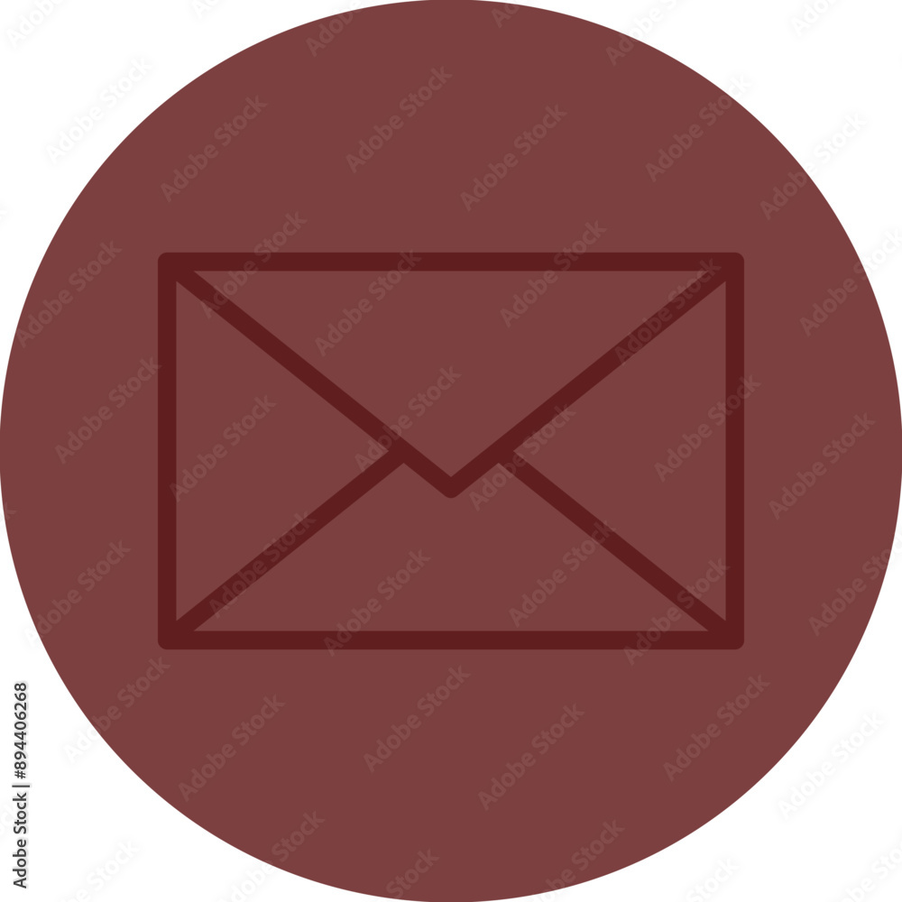 Email Vector Line Maroon Circle Maroon Email Vector Line Maroon Circle Maroon