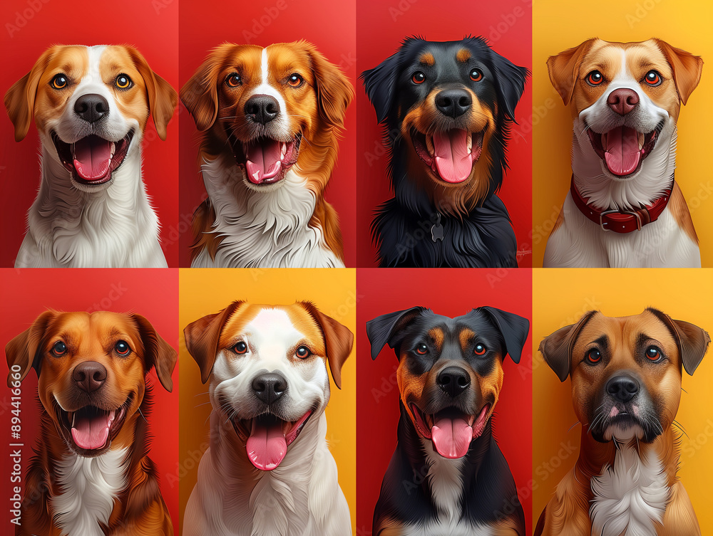 set of dogs set of dogs