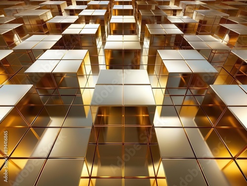 3dbackground, cubes, grid, symmetry, futuristic, geometric design photo