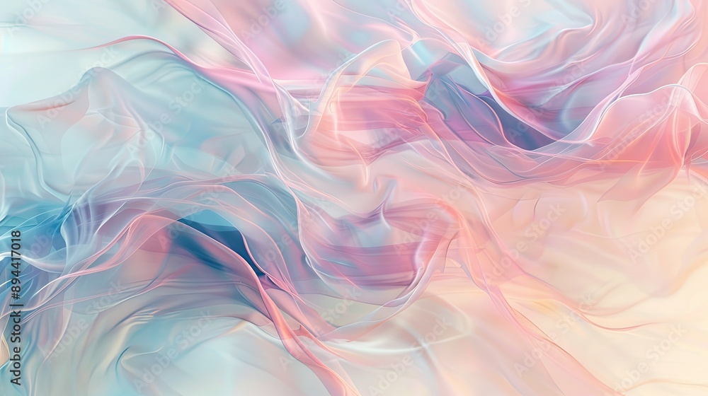 A calming abstract background with light pastel colors and gentle, flowing shapes A calming abstract background with light pastel colors and gentle, flowing shapes