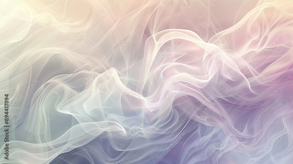 A calming abstract background with soft, muted tones and gentle, flowing patterns A calming abstract background with soft, muted tones and gentle, flowing patterns