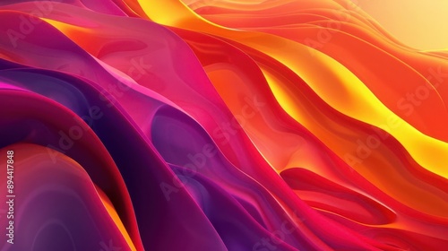 3dbackground, fluid shapes, gradient, smooth transitions, colorful abstract