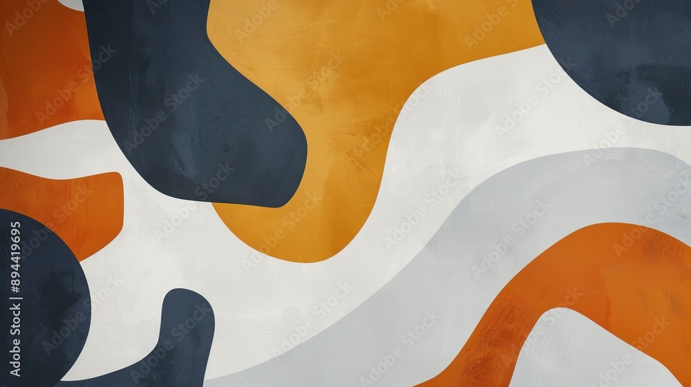 A modern abstract background with a blend of bold shapes and soft textures A modern abstract background with a blend of bold shapes and soft textures