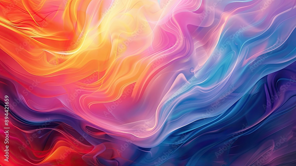 A vibrant abstract background with a mix of warm and cool tones, creating a dynamic feel A vibrant abstract background with a mix of warm and cool tones, creating a dynamic feel