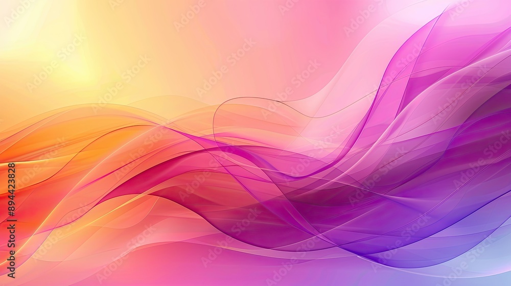 An abstract background with smooth, flowing lines and a gradient color scheme An abstract background with smooth, flowing lines and a gradient color scheme