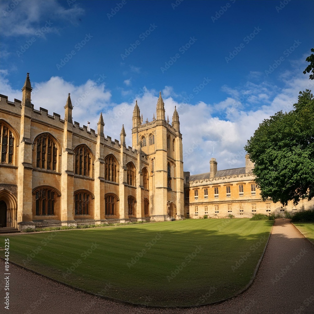 Oxford University college, AI generated Oxford University college, AI generated