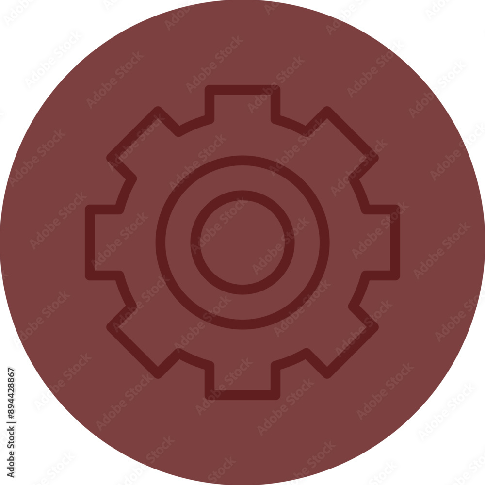 Settings Vector Line Maroon Circle Maroon Settings Vector Line Maroon Circle Maroon