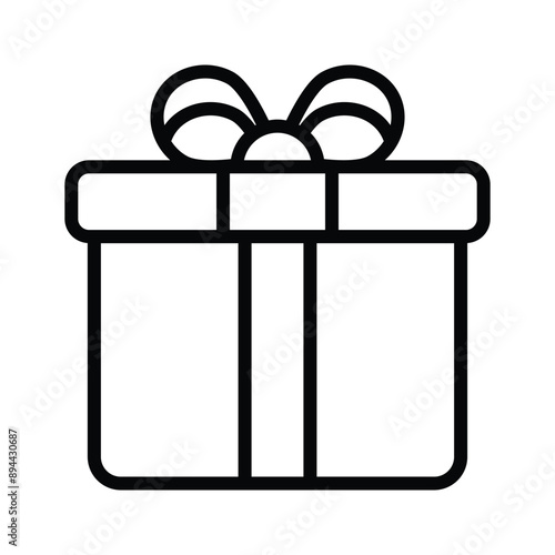 Well designed icon of gift box, surprise, celebrations, gift hamper vector design
