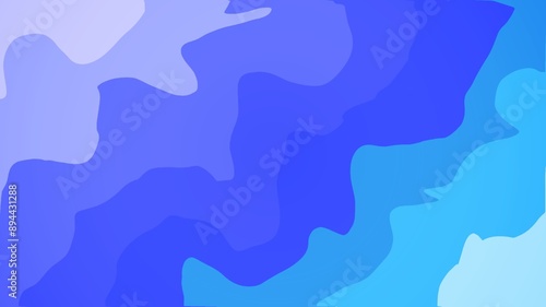 Blue background with waves