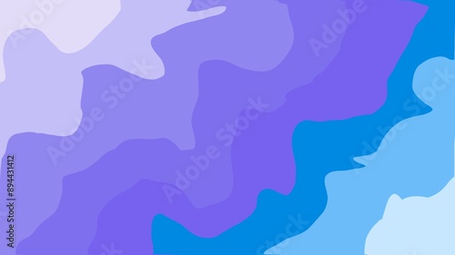 Blue background with waves