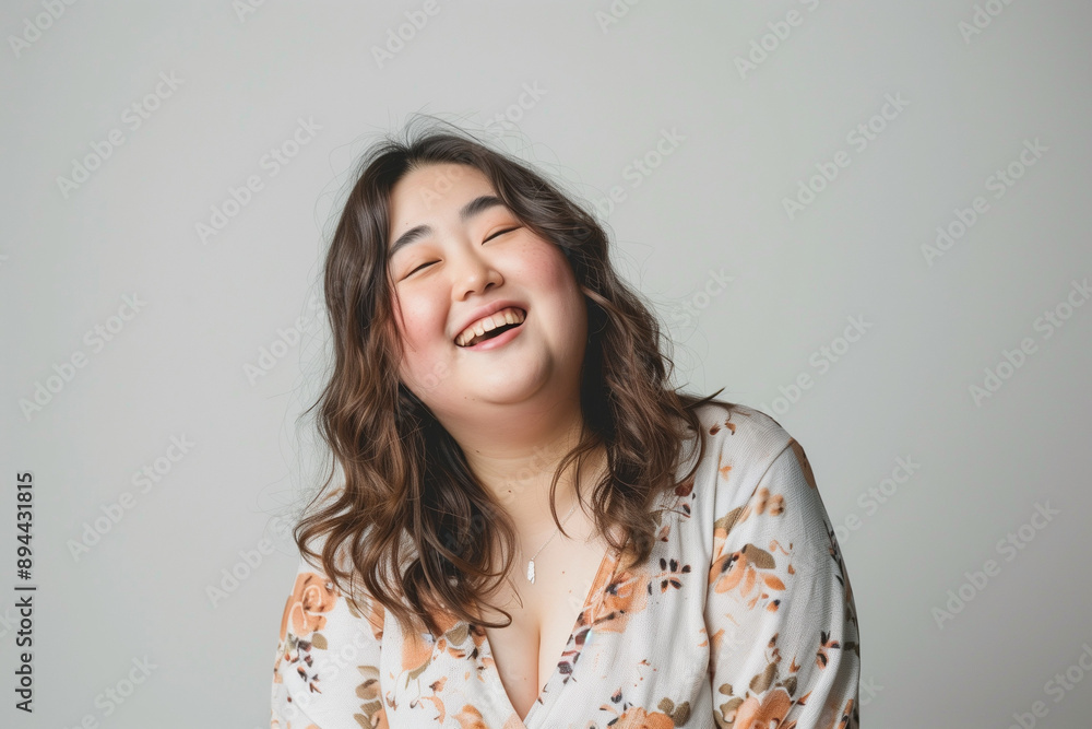 笑顔の可愛い若いアジア人女性のポートレート写真 笑顔の可愛い若いアジア人女性のポートレート写真