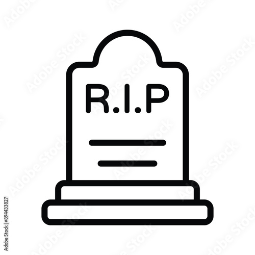 Get this amazing icon of tombstone, ready for premium use