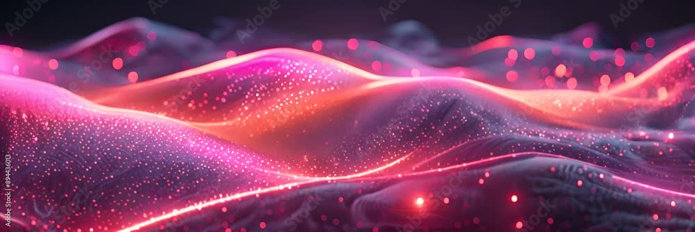 Sparkling colorful waves, burst of energy, sparkle glitter background design