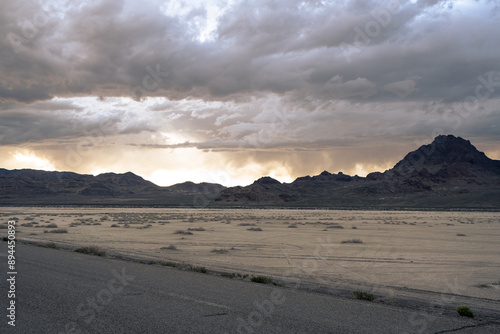 Sunset in the Salt Flats