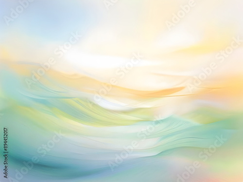 abstract watercolor background with sky and landscape