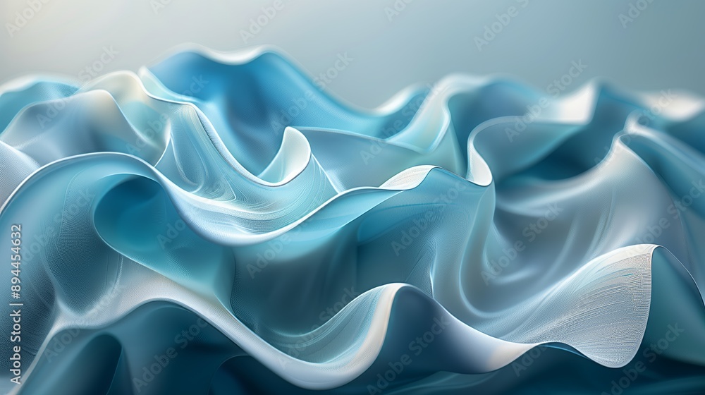 Fototapeta premium Modern Abstract Texture With Flowing Layers Creating Depth And Visual Harmony