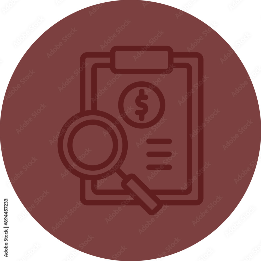Audit Vector Line Maroon Circle Maroon Audit Vector Line Maroon Circle Maroon