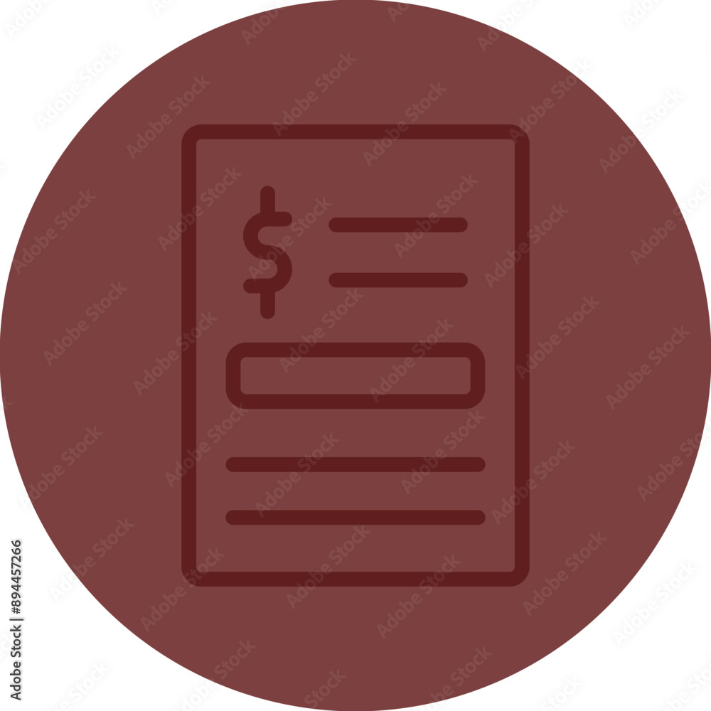 Bill Vector Line Maroon Circle Maroon Bill Vector Line Maroon Circle Maroon