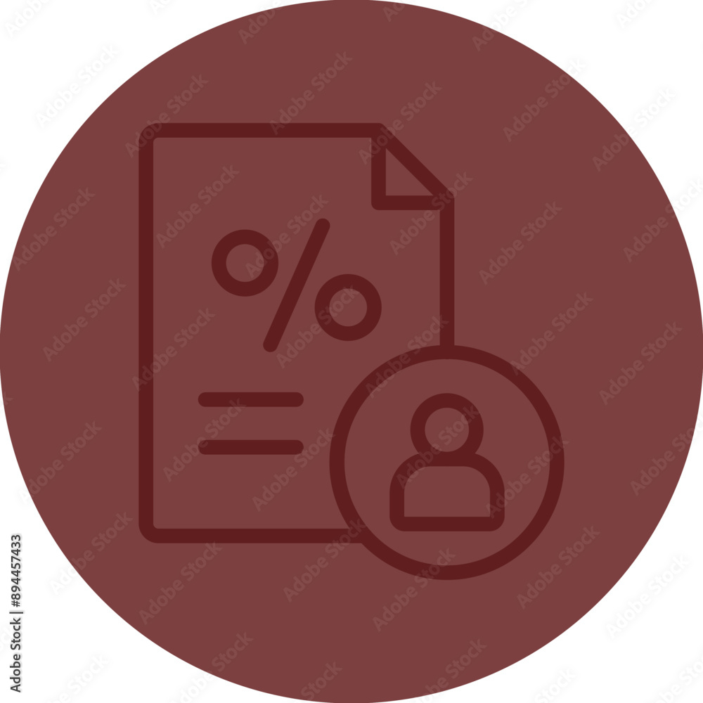 Customer Vector Line Maroon Circle Maroon Customer Vector Line Maroon Circle Maroon