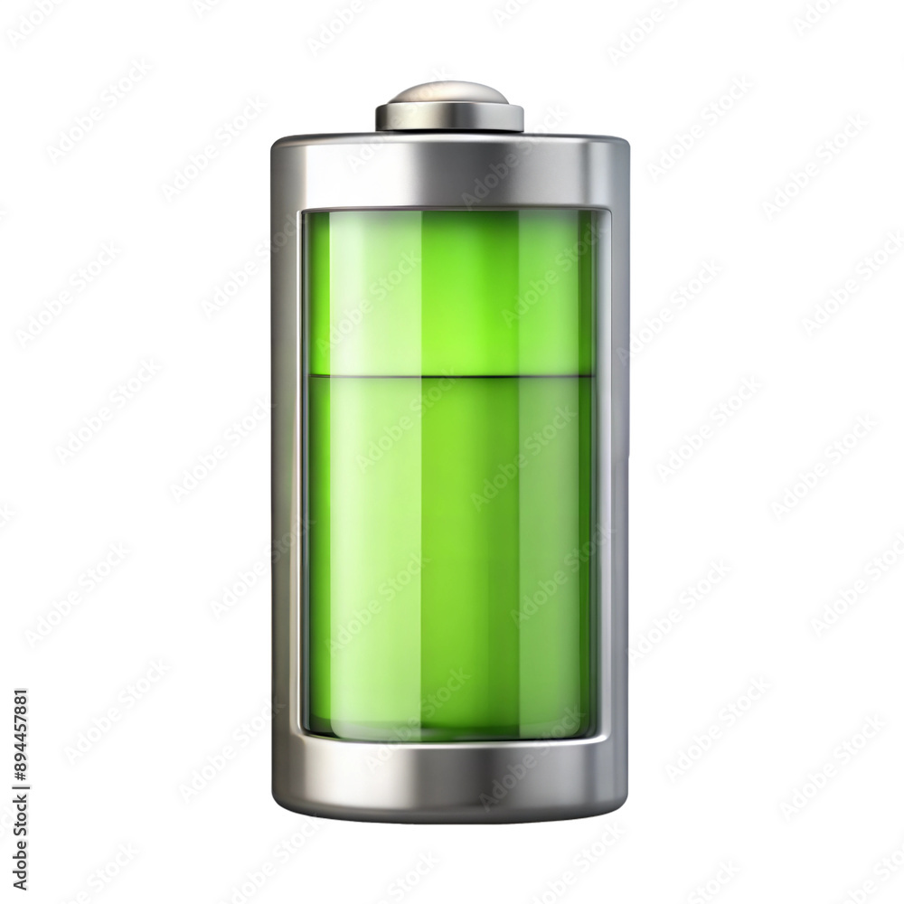 Fully charged battery icon indicating maximum power Fully charged battery icon indicating maximum power