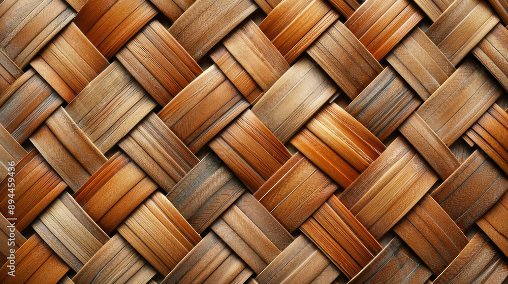 Bamboo weave pattern in natural tones, wooden texture background, ecofriendly and textured Bamboo weave pattern in natural tones, wooden texture background, ecofriendly and textured