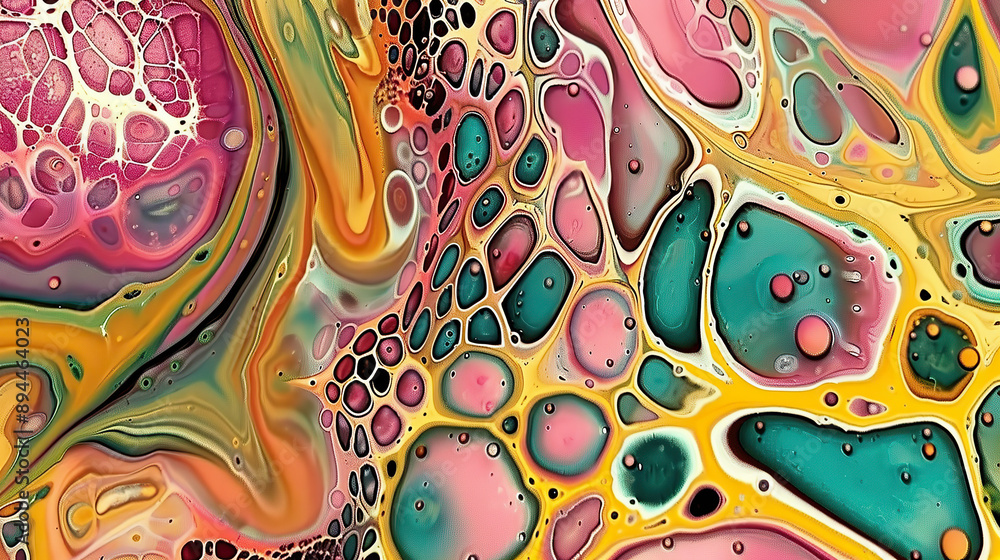 Naklejka premium Abstract colorful background
