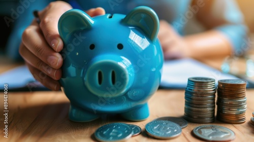 The Blue Piggy Bank photo