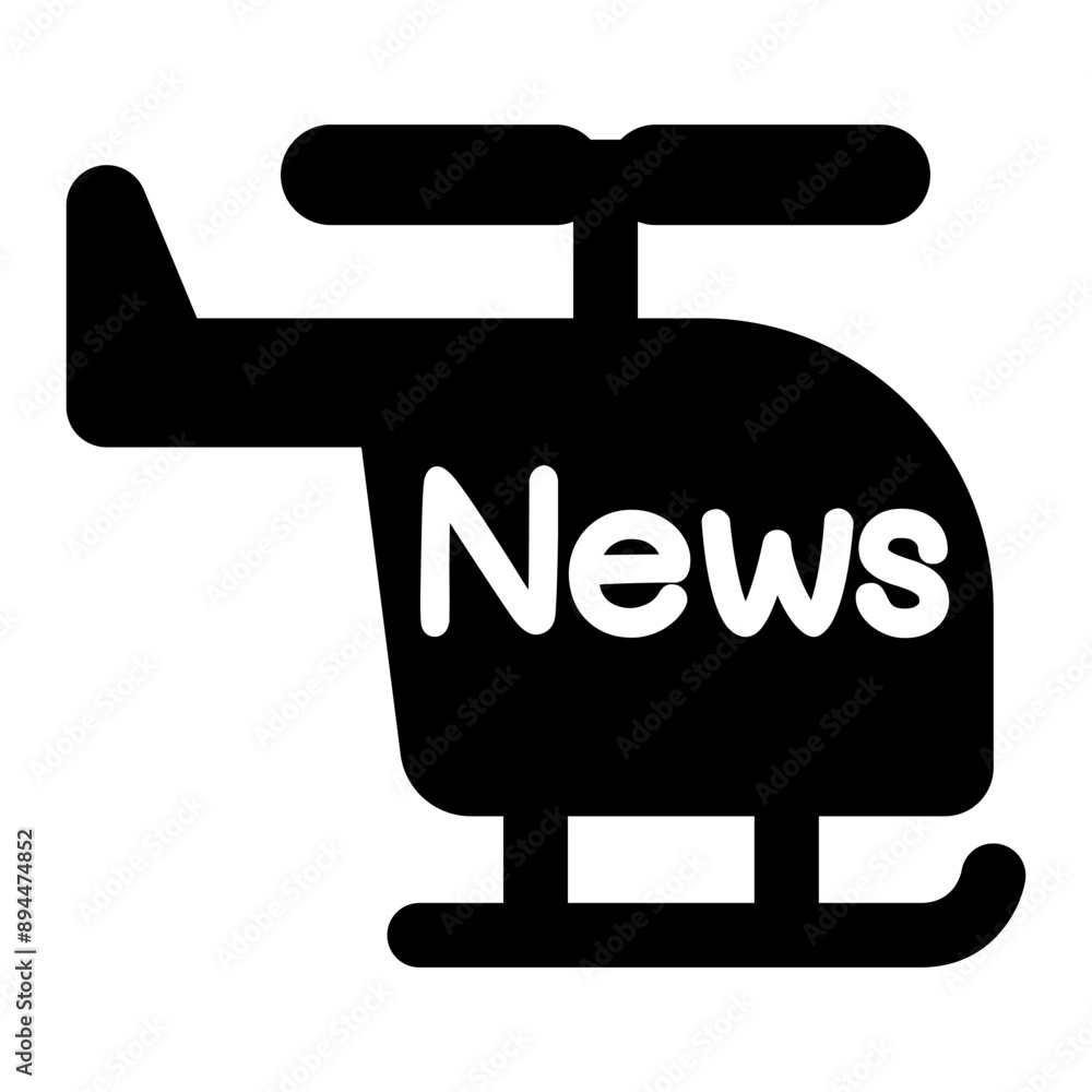 Helicopter reporter icon vector illustration graphic design Helicopter reporter icon vector illustration graphic design