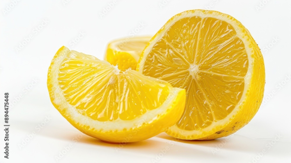 Freshly Cut Lemon Slices